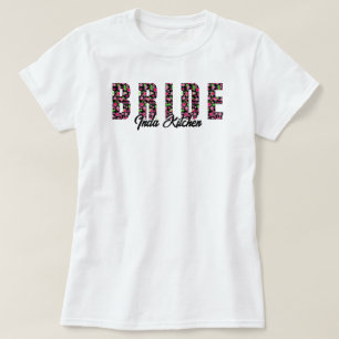 Pickleball Bride Dinks & Drinks Cosmo Personalized T-Shirt