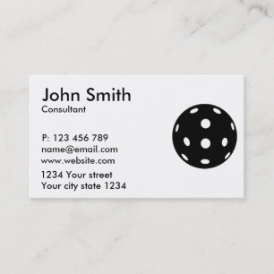 Pickleball Business Card