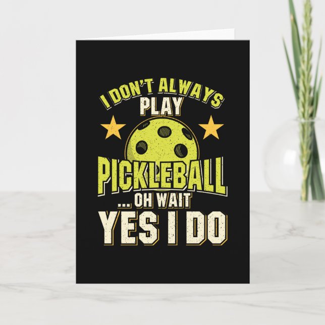 Pickleball Card (Front)