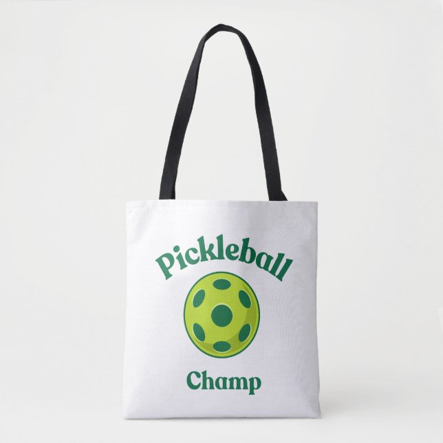 Pickleball Champ Tote Bag (Front)