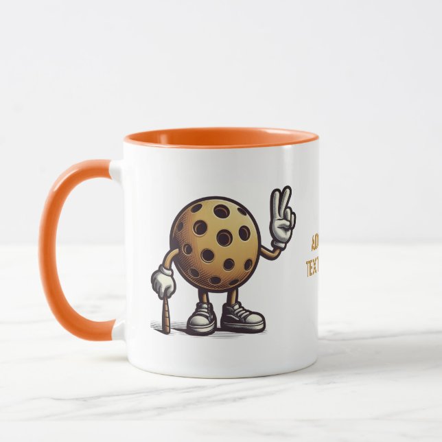Pickleball Champion in Baseball Player Best Gift Mug (Left)