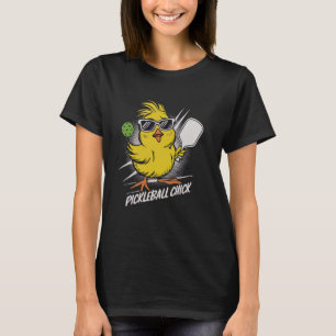 Pickleball Chick Girls Women Funny Pickleball Play T-Shirt