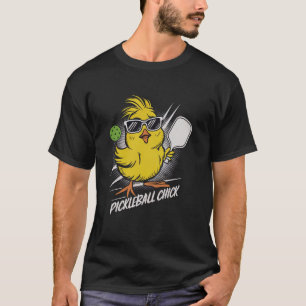 Pickleball Chick Girls Women Funny Pickleball Play T-Shirt