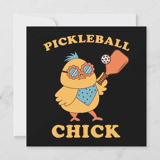 Pickleball Chick - retro (Front)