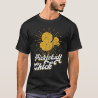 Pickleball Chick Retro Vintage 7