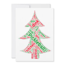 Pickleball Christmas Card