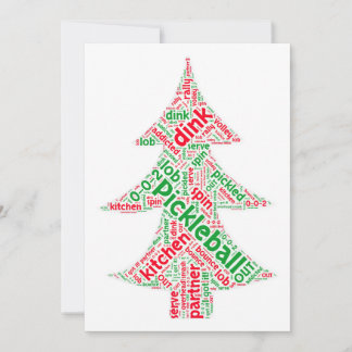 Pickleball Christmas Card