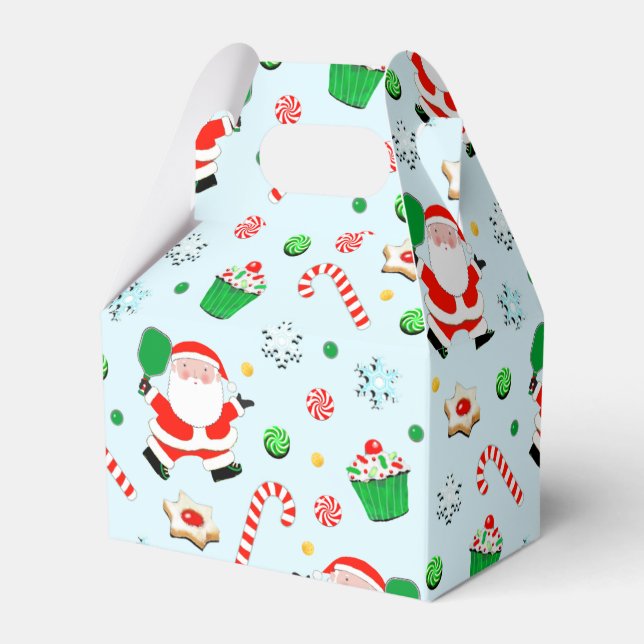 Pickleball Christmas Favour Box (Front Side)