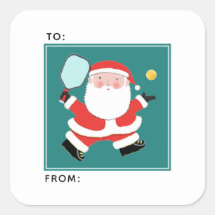Pickleball Christmas Gift Tags