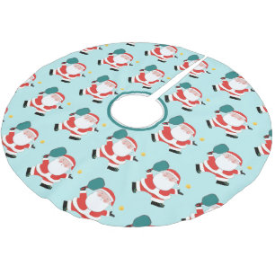 Pickleball Christmas Holiday Brushed Polyester Tree Skirt