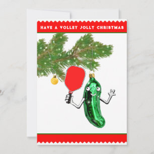 Pickleball Christmas Holiday Card
