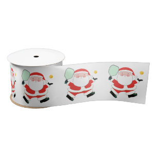 Pickleball Christmas Holiday Gifts Satin Ribbon
