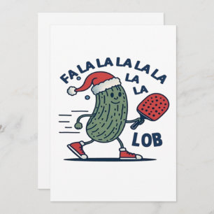 Pickleball Christmas Invitation