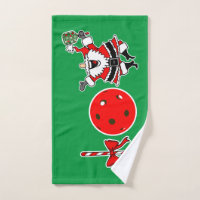 Pickleball Christmas Joy Candy Cane Santa Green