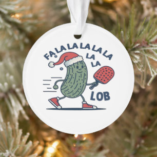 Pickleball Christmas Ornament