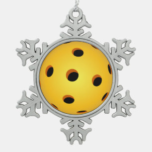 Pickleball Christmas Ornament Snowflake