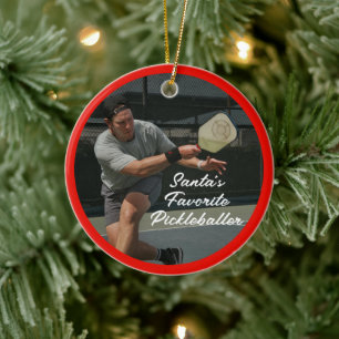 Pickleball Christmas Personalized Ornament