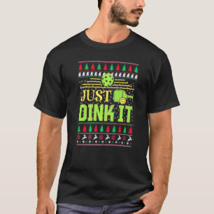 Pickleball Christmas Pickle Ball Ugly Christmas Sw T-Shirt