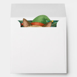 Pickleball Christmas Themed for Cat Lovers Envelope
