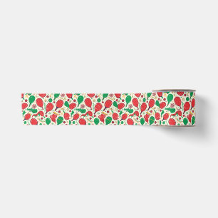Pickleball  Christmas themed Satin Ribbon