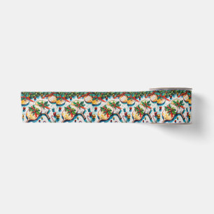 Pickleball Christmas themed Satin Ribbon