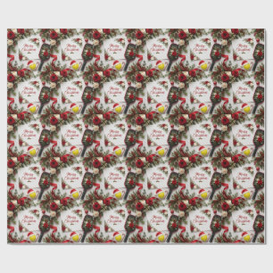Pickleball Christmas themed  Wrapping Paper