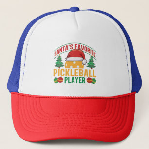 Pickleball Christmas Trucker Hat