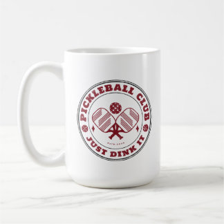 Pickleball Club Just Dink It Vintage  Coffee Mug