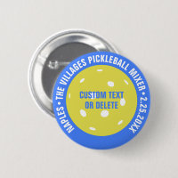 Pickleball Club Mixer Tournament Game Custom Medal