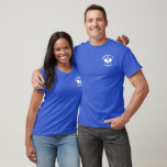 Pickleball Club Pickleball Paddle & Ball Custom T-Shirt<br><div class="desc">Show your love of the game with this awesome pickleball t-shirt. Easily add your custom text by clicking on personalize. Also easily change the colour of the t-shirt. Perfect for town courts,  pickleball clubs,  private backyard courts and pickleball friends and trips.</div>