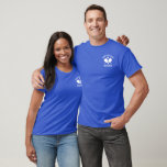 Pickleball Club Pickleball Paddle & Ball Custom T-Shirt<br><div class="desc">Show your love of the game with this awesome pickleball t-shirt. Easily add your custom text by clicking on personalize. Also easily change the colour of the t-shirt. Perfect for town courts,  pickleball clubs,  private backyard courts and pickleball friends and trips.</div>