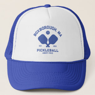 Pickleball Club Pickleball Paddle & Ball Custom Trucker Hat