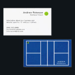 Pickleball Coach Blue Court Business Card<br><div class="desc">Here at AdeliaGifts we love this Pickleball Coach Blue Court Business Card and we think you will love it too.
The perfect gift or just treat yourself!
We have a HUGE selection of products with most designs available for Men, Women and Kids. Check them out!</div>