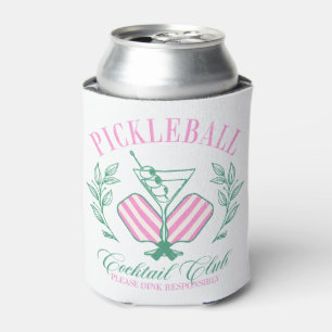 Pickleball Cocktail Club Can Cooler