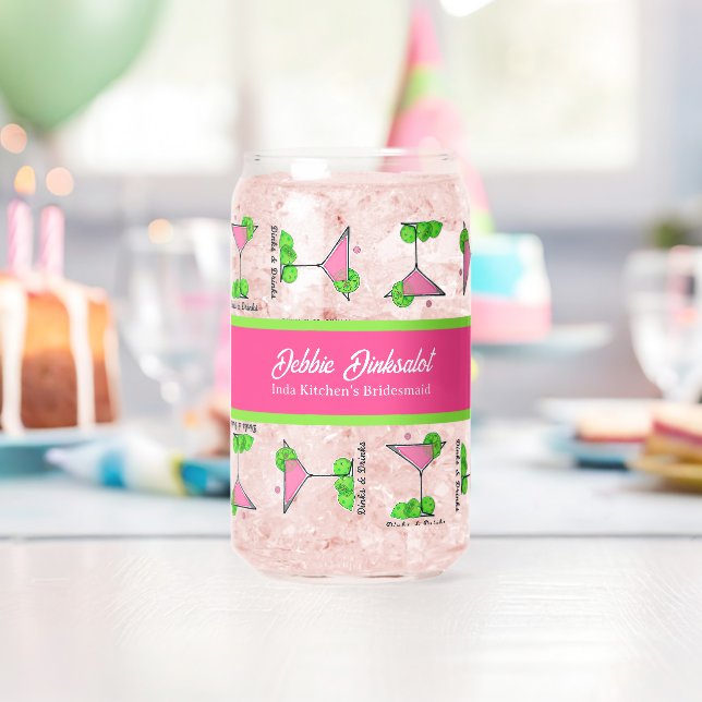 Pickleball Cocktail Dinks & Drinks Personalized (Insitu (Anniversaire))