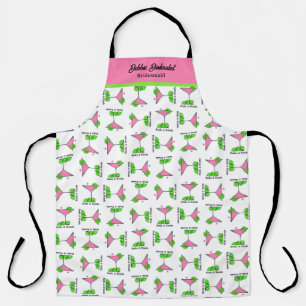 Pickleball Cocktail Dinks & Drinks Personalized Apron