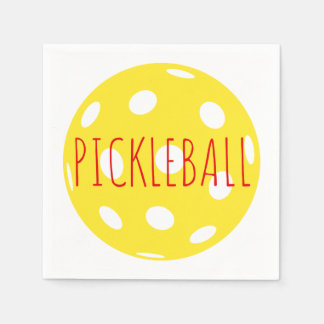 Pickleball Cocktail Napkins