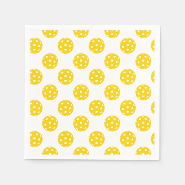 Pickleball Cocktail Napkins (Front)