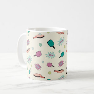 Pickleball! Colorful Pattern Coffee Mug
