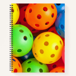 Pickleball Colourful Notebook