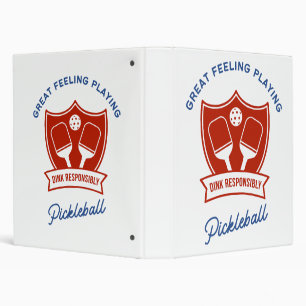 Pickleball cool design to wear binder