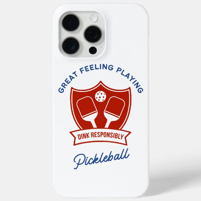 Pickleball cool design to wear Case-Mate iPhone case (Back)