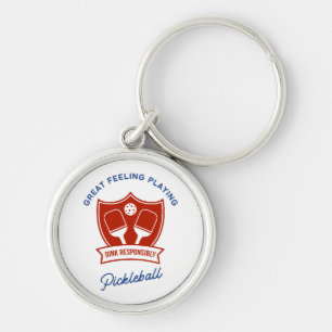 Pickleball cool design to wear keychain