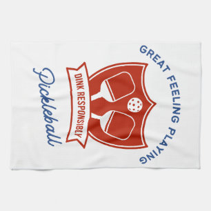 Pickleball cool design to wear kitchen towel