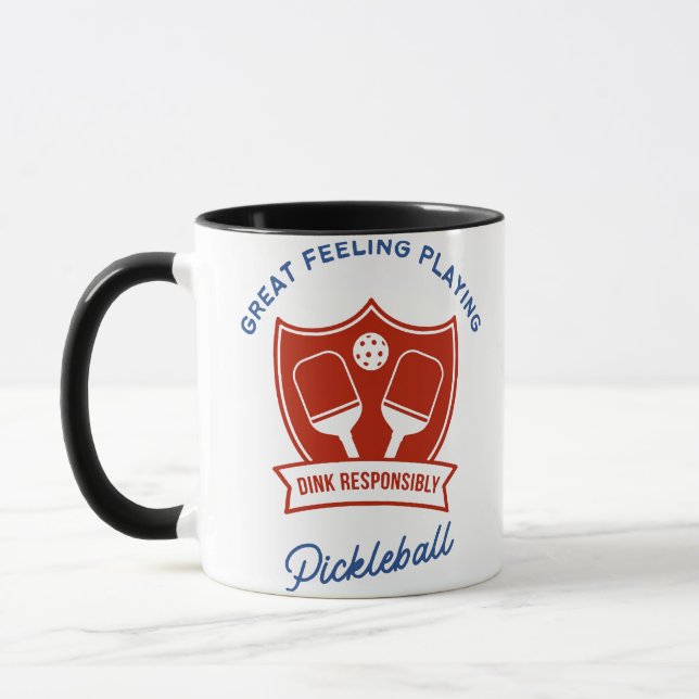 Pickleball cool design to wear mug (Left)