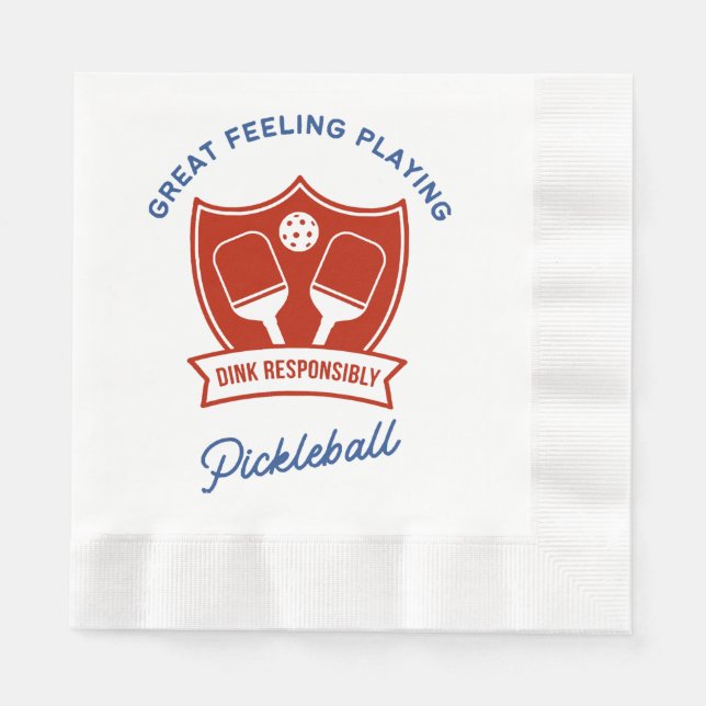 Pickleball cool design to wear napkin (Front)