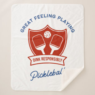 Pickleball cool design to wear sherpa blanket