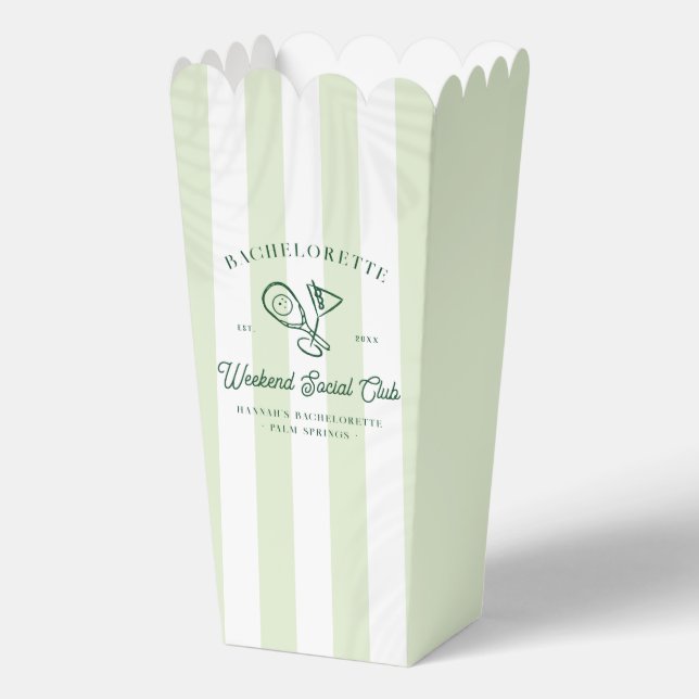 Pickleball Country Club | Bachelorette Favor Box (Front)