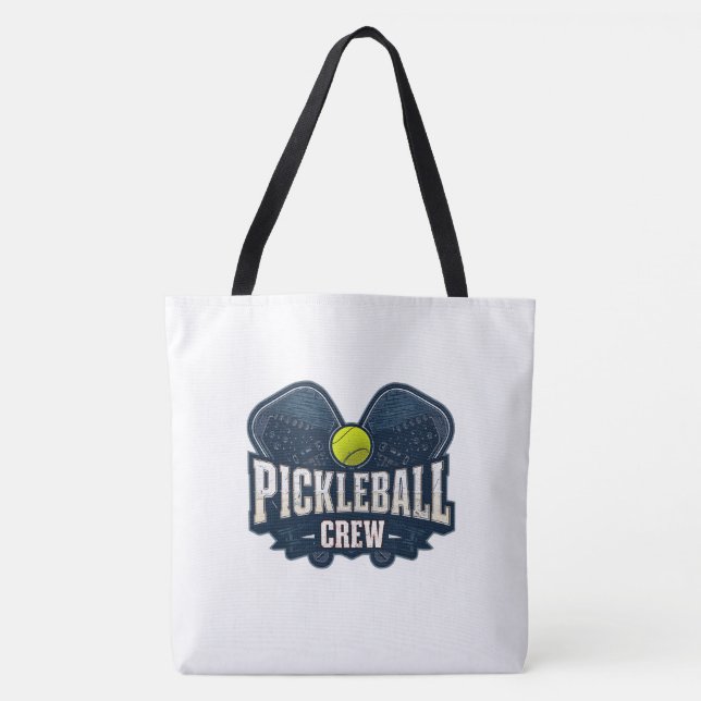 Pickleball Crew Tote Bag – Pickleball Player Shoul (Front)