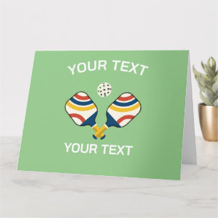 Pickleball Custom Card